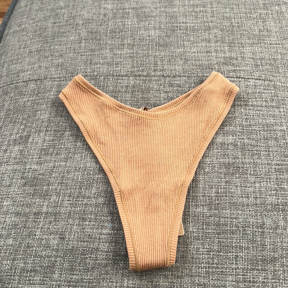 Skims Cotton Rib Thong